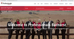 Desktop Screenshot of professionalsbathurst.com.au